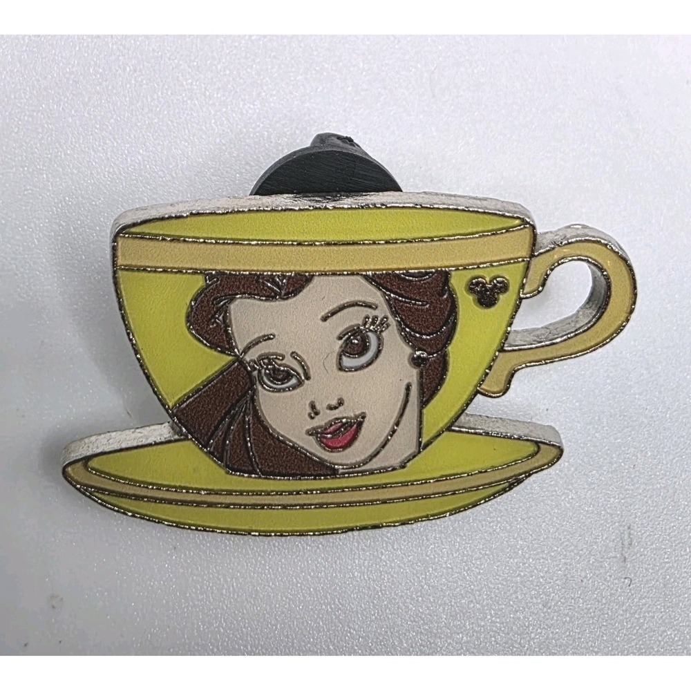Belle Teacup Hidden Mickey Disney Pin Beauty And The Beast Pin